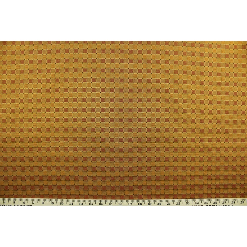 Balanced Woven Upholstery Fabric in Squash