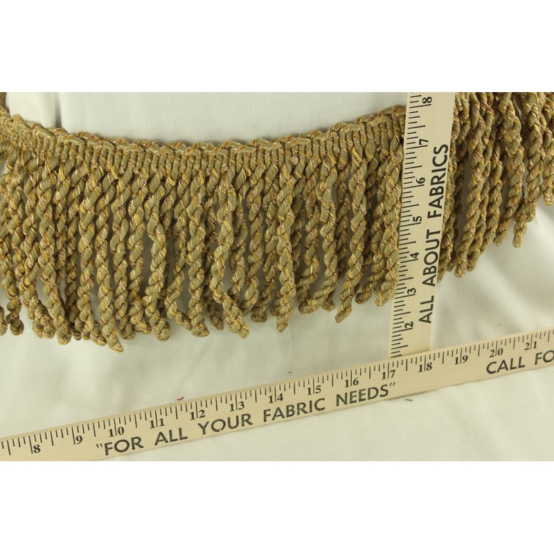 Brush Fringe Trim - 6" in Golden Wheat
