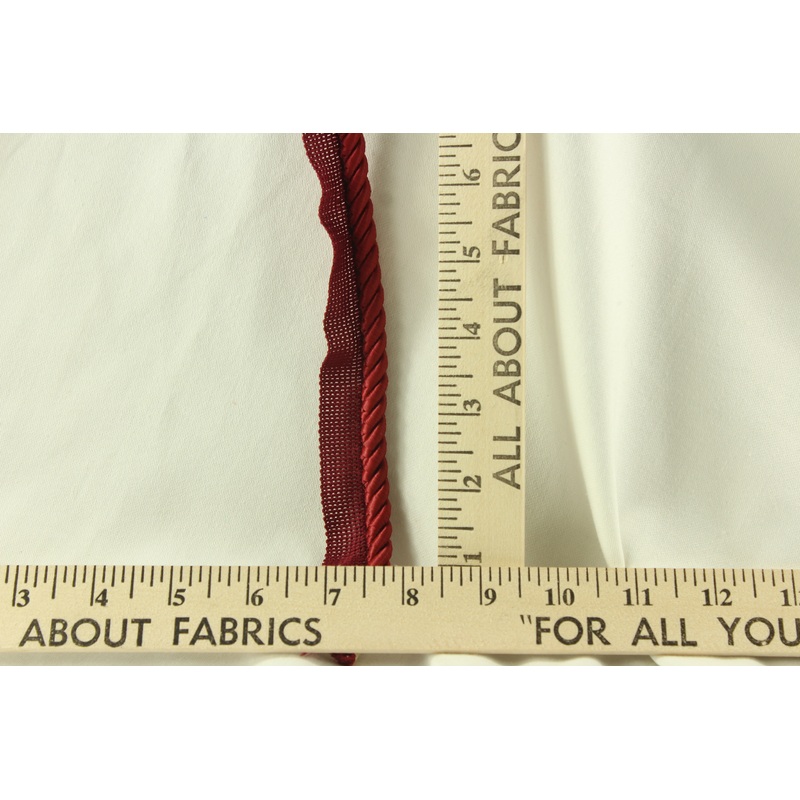 Richloom Twisted Lip Cord Trim - 1/4" in Tomato Red
