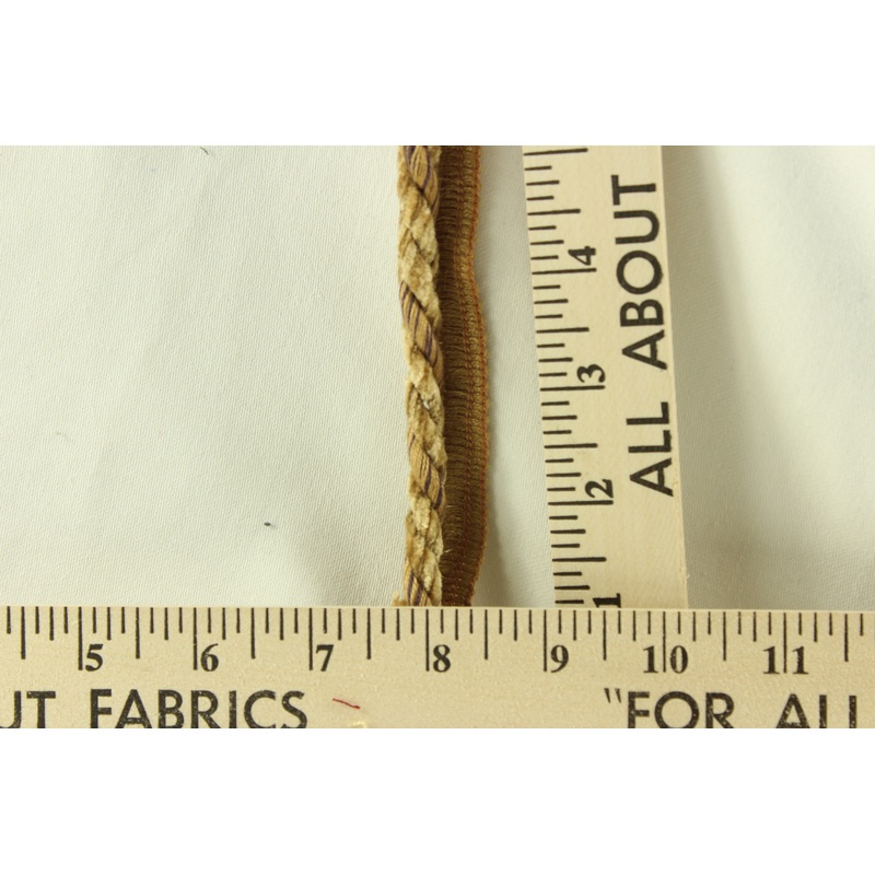 Richloom Twisted Lip Cord Trim - 1/4" in Touch of Golden Tan