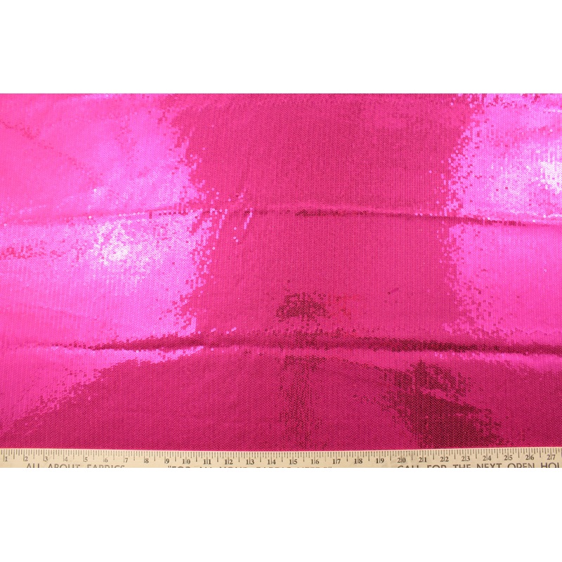 Sequined Shimmer in Hot Pink