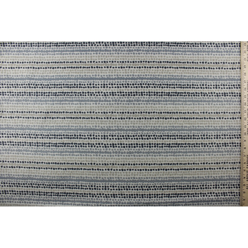 Stipple Jacquard Upholstery Fabric in Indigo