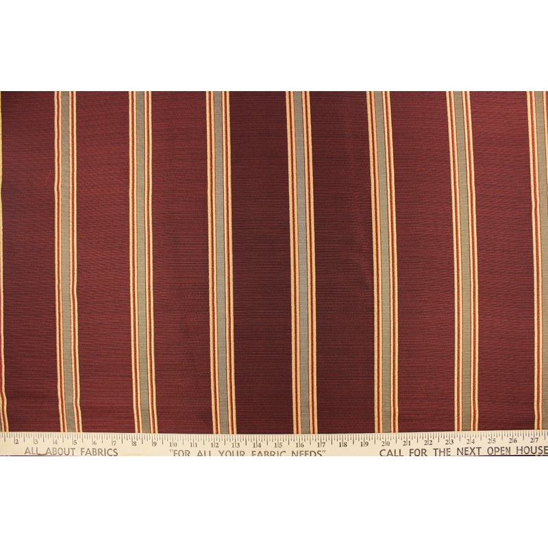 Yarn Dye Stripe Windsor in Merlot