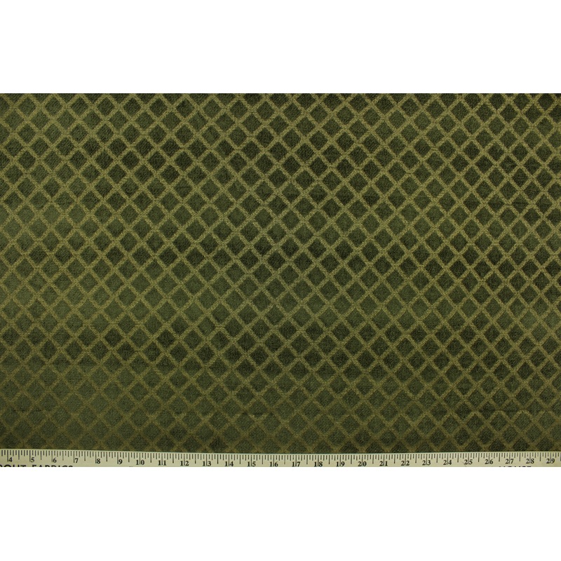 Bejeweled Chenille Fabric in Cypress Green