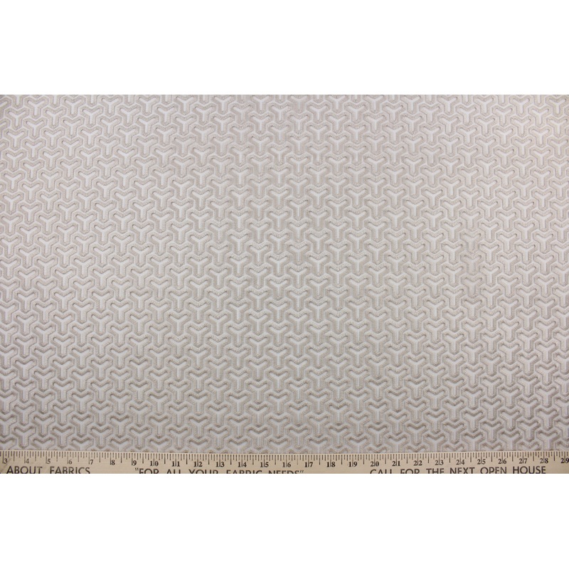 Hunter Douglas Design Studio  Infinity Geometric Embroidered Sheer Fabric