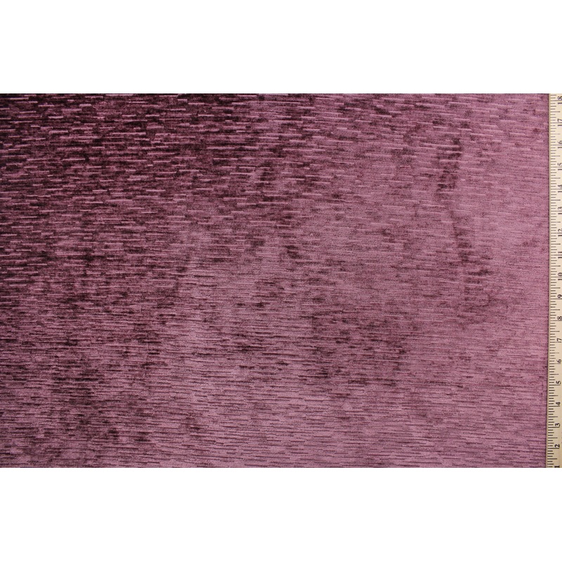 P/Kaufmann Driftwood Chenille Fabric in Mulberry