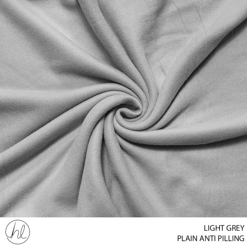 ANTI PILLING PLAIN 150CM L/GREY ROLL 001 PIECE