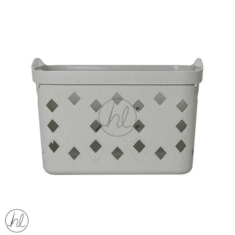 BASKET STORAGE WITH HANDLE 550 GREY ABY-4909
