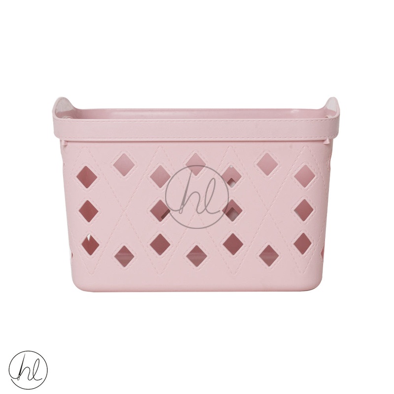 BASKET STORAGE WITH HANDLE 550 PINK ABY-4909