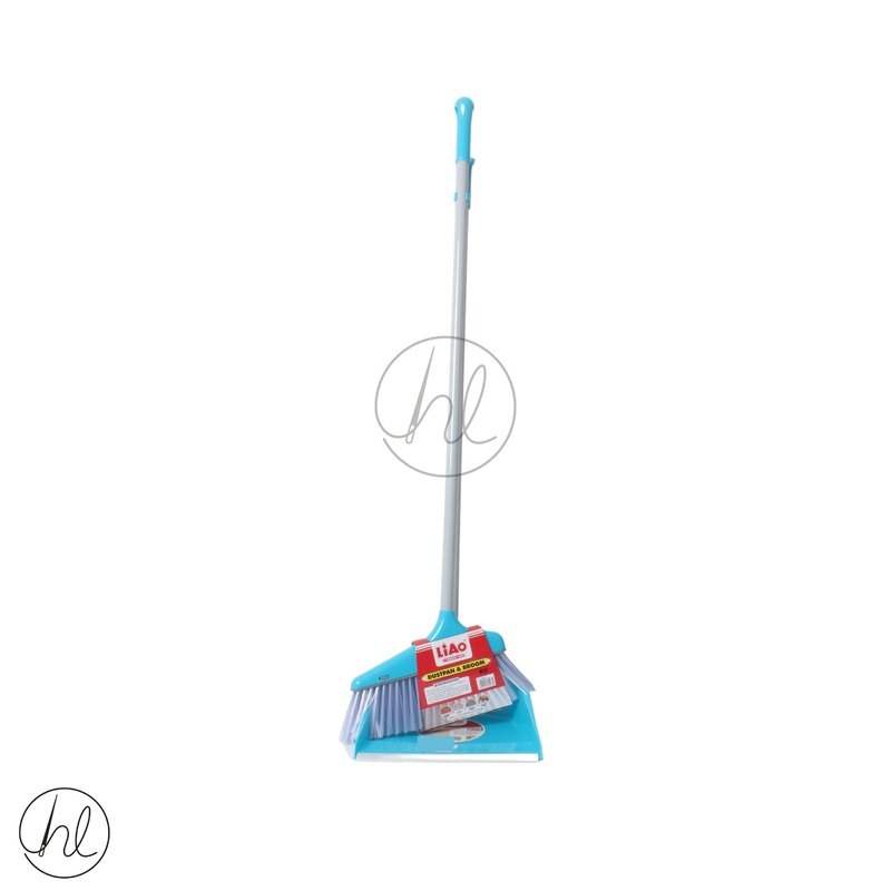 BROOM & DUSTPAN SET BLUE FREE 1