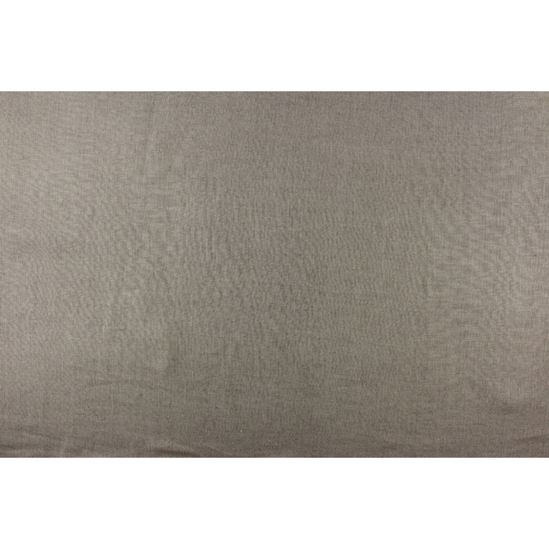 Duralee Linen Blend Fabric in Taupe