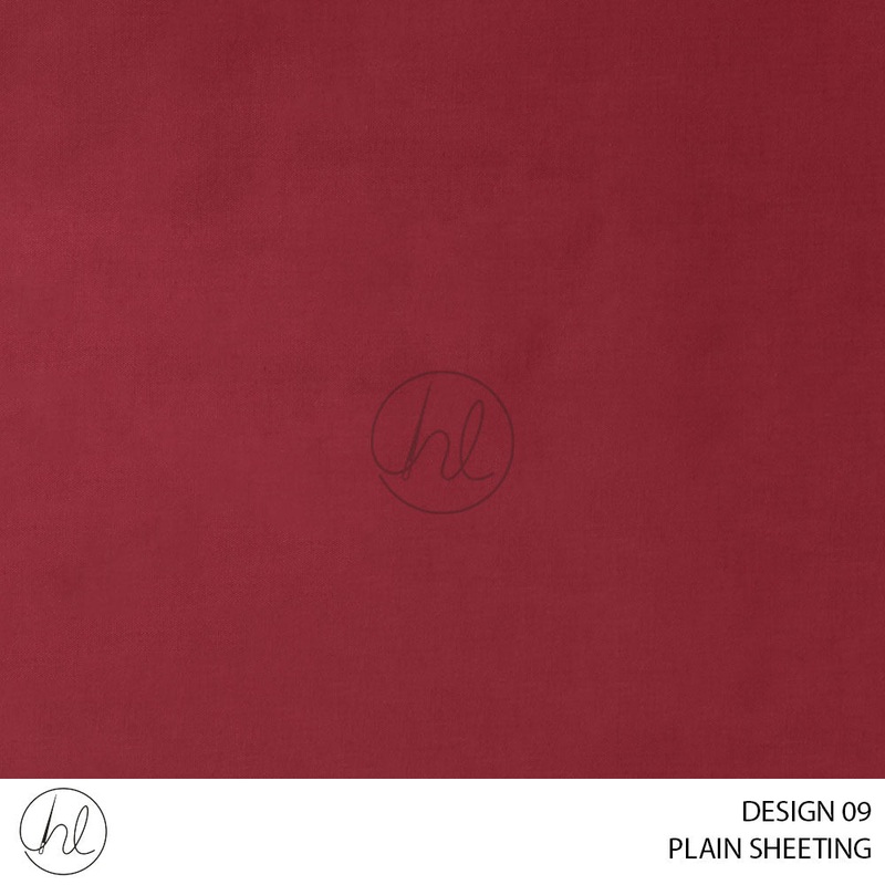 PLAIN SHEETING 42 DESIGN 09 RED230CM WIDE