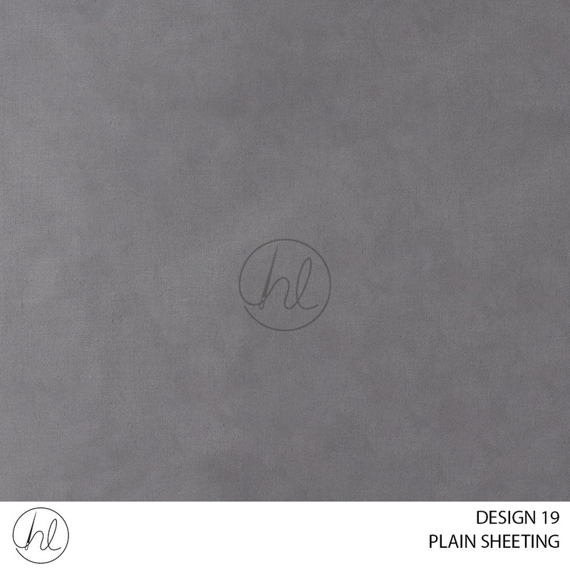 PLAIN SHEETING 42 DESIGN 19 GREY 230CM WIDE