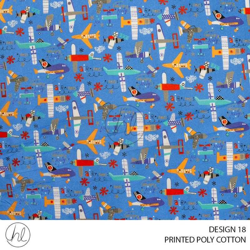 Printed Poly Cotton 100833