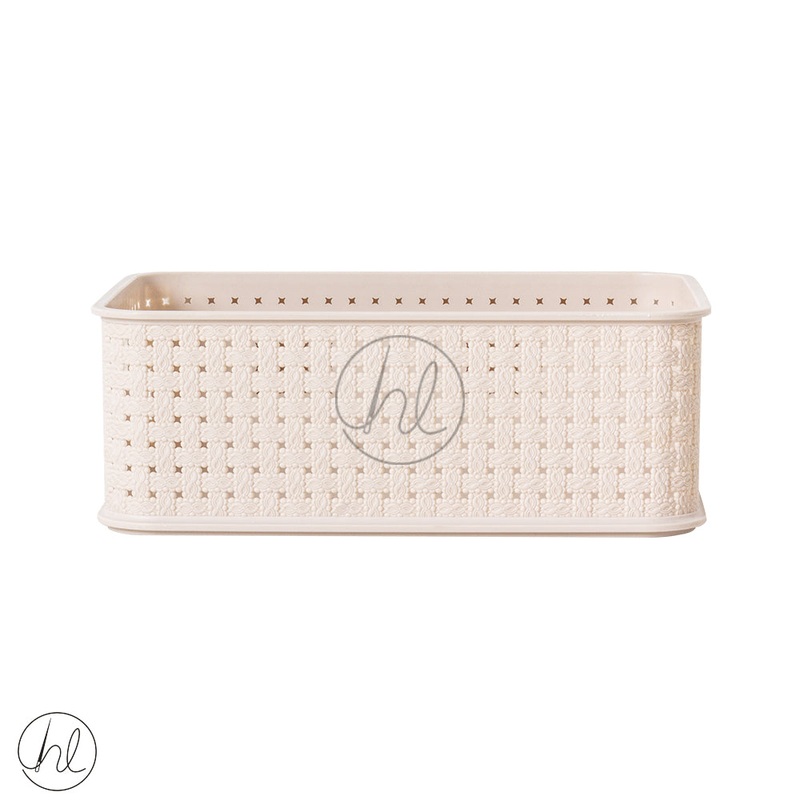 STORAGE BASKET STACKABLE 550PINK ABY-4884