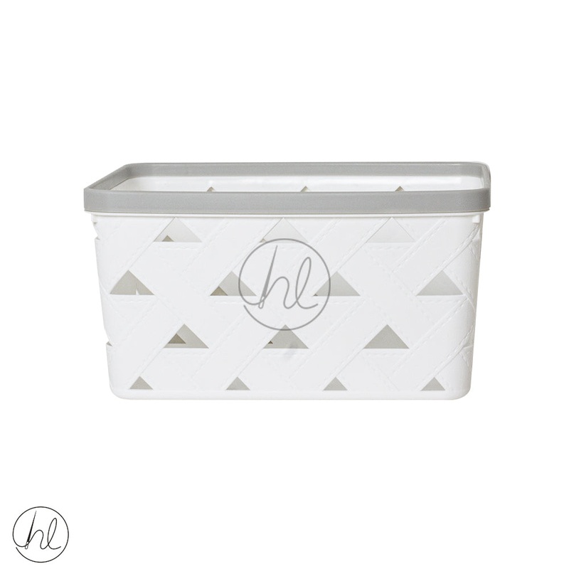BASKET STORAGE TRIANGLE  550 WHITE ABY-4516