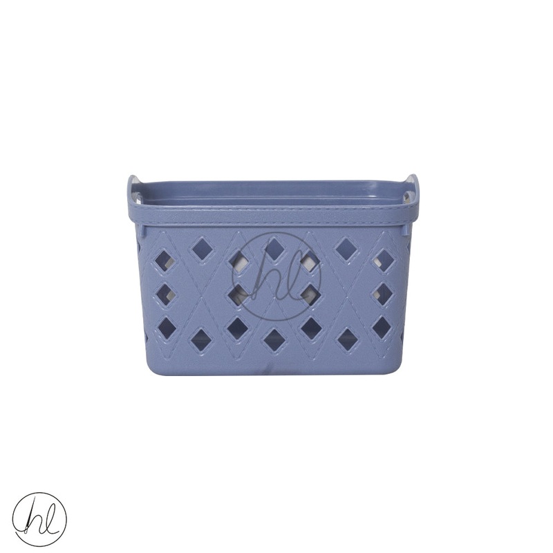 BASKET STORAGE WITH HANDLE  550 BLUE  ABY-4906