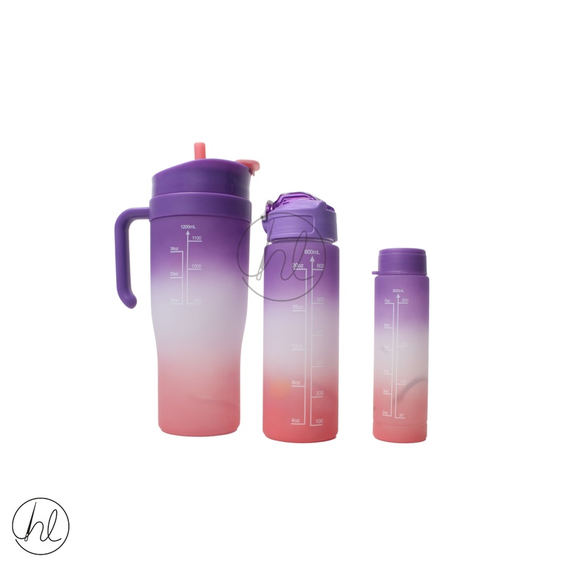Bottle 3pce Free Purple