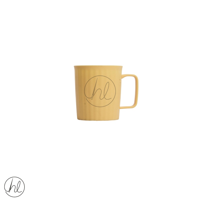 Cup plastic yellow free