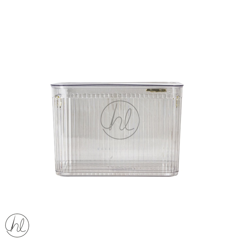 STORAGE BOX WITH HANDLE AND LID 550 CLEAR ABY-4813 LRG