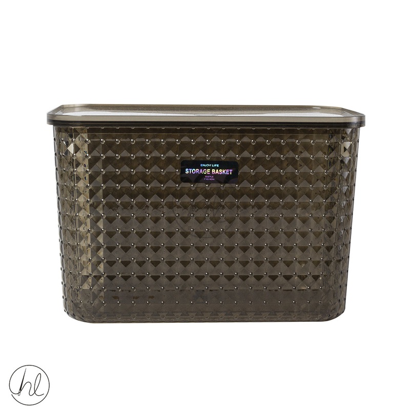 STORAGE BOX WITH HANDLE DIAMOND ASSORTED BLACK ABY-4855 XL