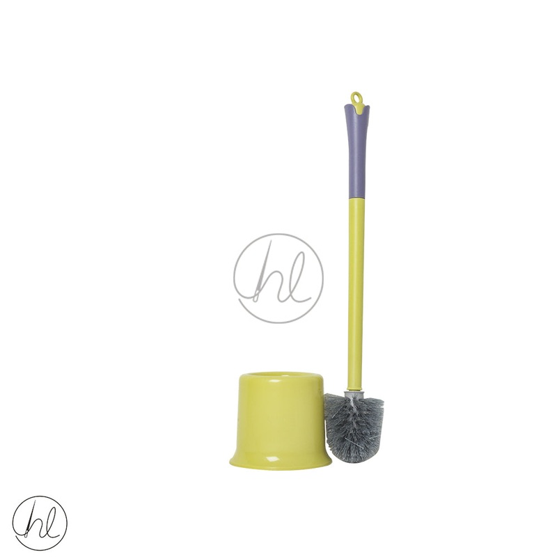 TOILET BRUSH CHARTREUSE AND PURPLE ABY-4821