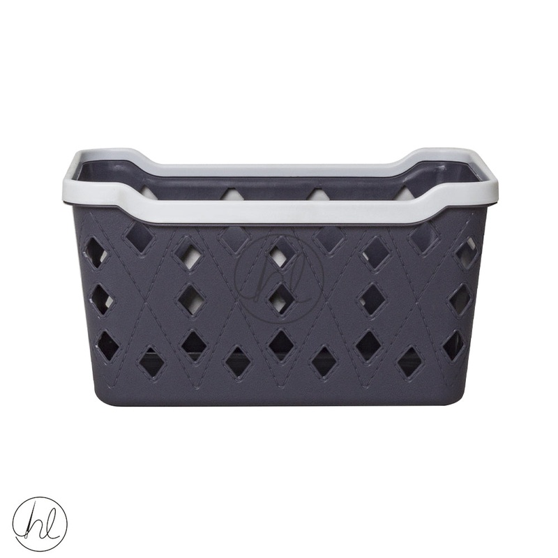BASKET STORAGE DIAMOND CURVE DARK GREY  ABY-4546