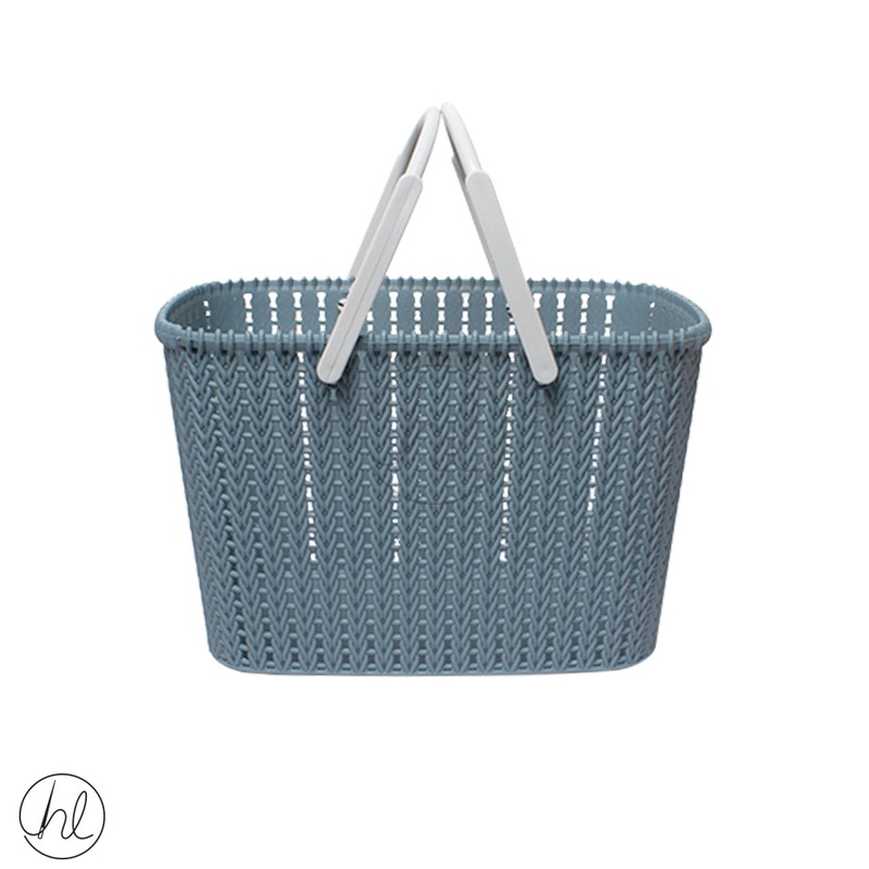 BASKET WITH HANDLE ABY-4035 DENIM BLUE