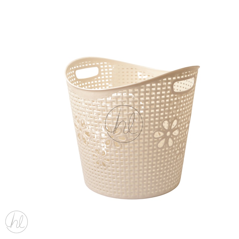 LAUNDRY BIN OTIMA 26L CREAM FREE