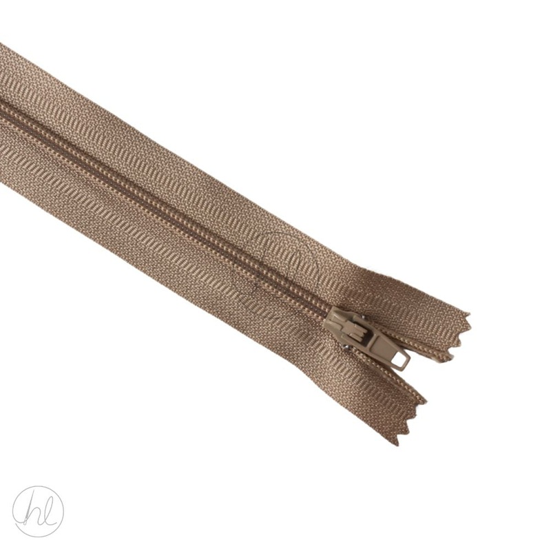 NYLON DRESS ZIPS BEIGE 45CM