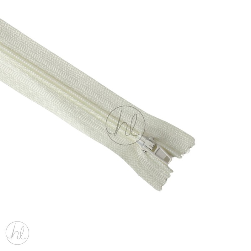 NYLON DRESS ZIPS CREAM 40CM