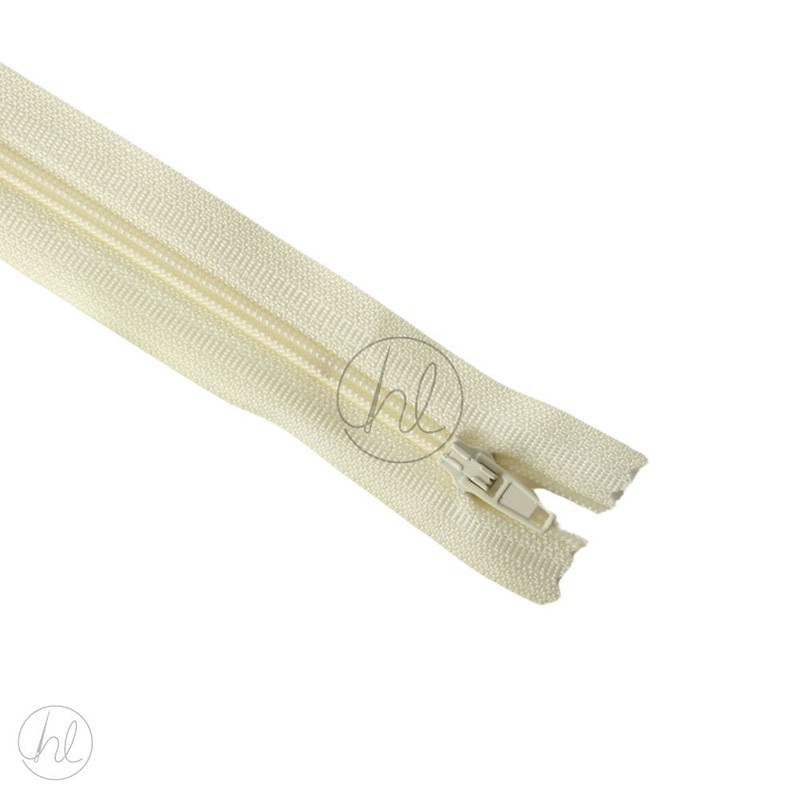 NYLON DRESS ZIPS LEMON 15CM