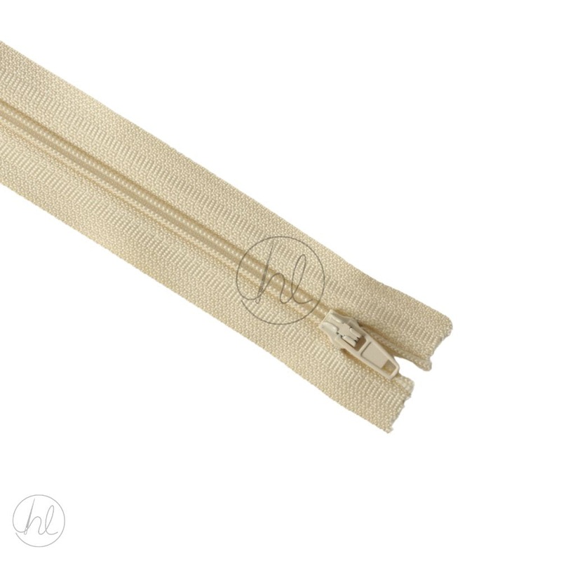 NYLON DRESS ZIPS MAIZE 30CM
