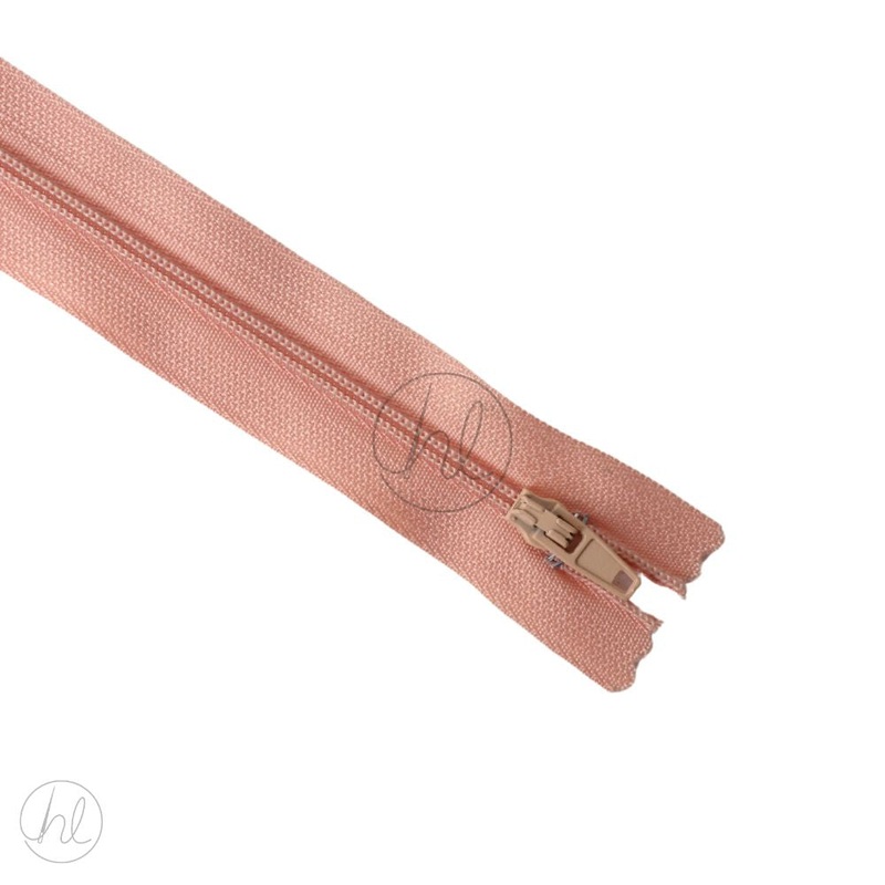 NYLON DRESS ZIPS SALMON 45CM