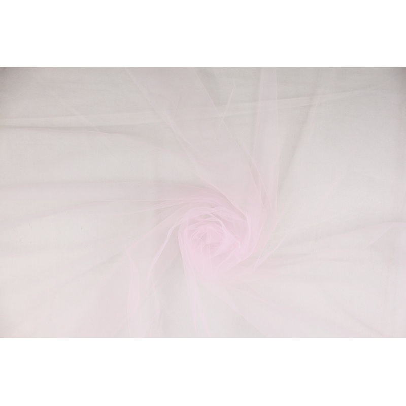 Solid Tulle in Cotton Candy Pink