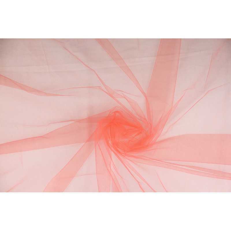 Solid Tulle in Dreamcicle Orange