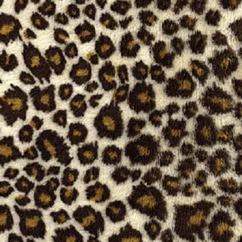 $30 Whole 5 Yard Cut-Jaguar Cheetah Minkee Fabric Faux Animal- Benartex