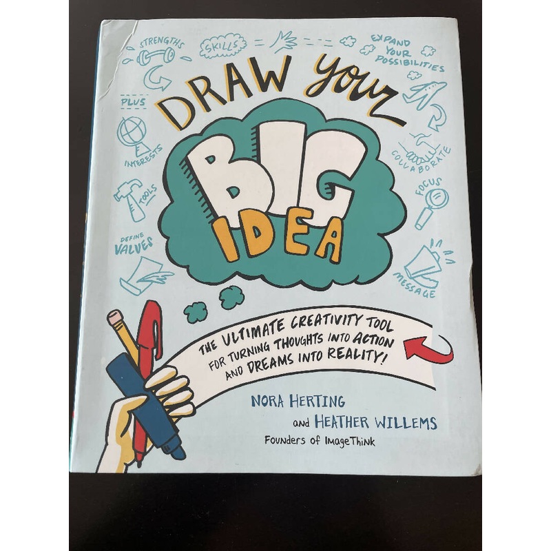 Book Lot: Draw Your Big Idea, Cupcake Heaven, Rosette Art, Creative Lettering