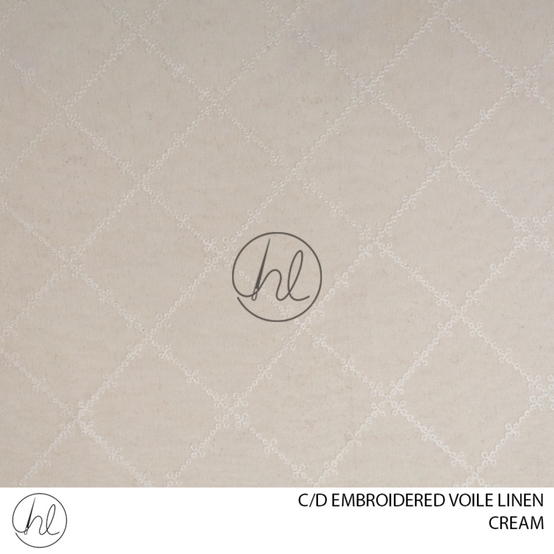 C/D Voile Linen Embroidered