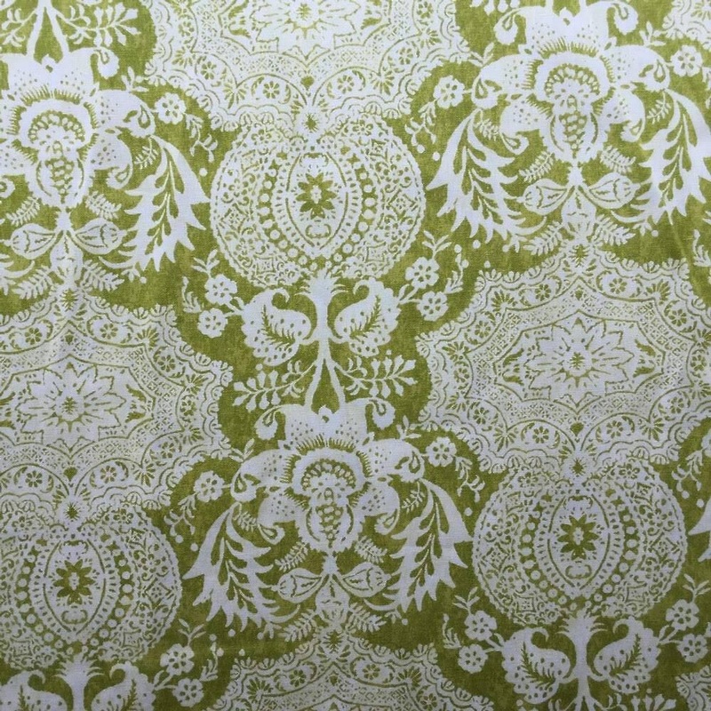 Colonial Williamsburg Foundation Shalimar Resist Fabric in Peridot