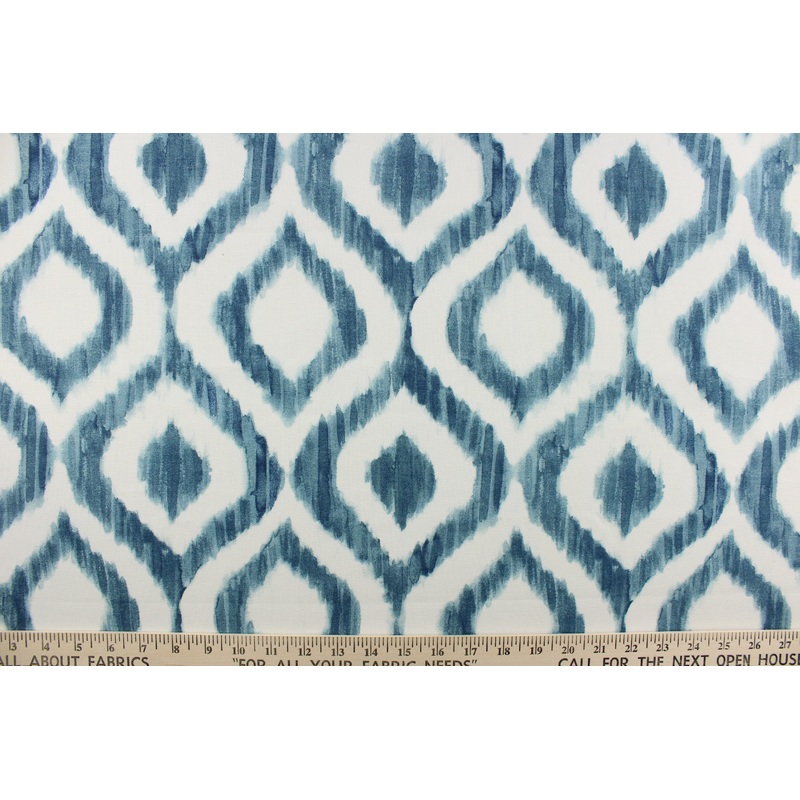 Mill Creek  Zanya Painterly Fabric in Rainstorm