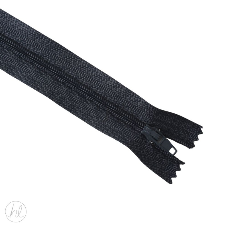 NYLON DRESS ZIPS D/GREY 40CM