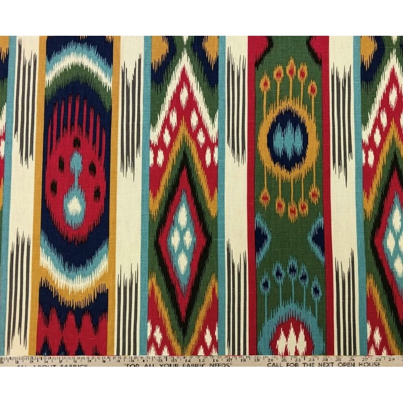 P Kaufmann Jetsetter Adaptation Fabric in Fiesta