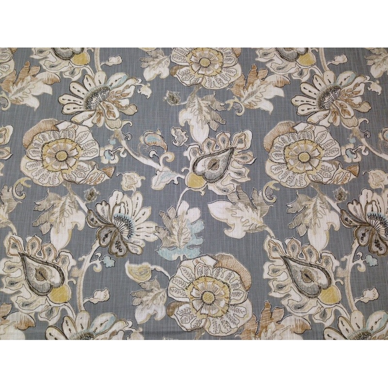 Richloom Almada Fabric in Granite