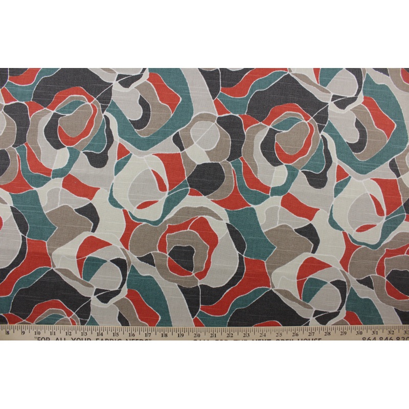 Robert Allen Ortensia Fabric in Persimmon