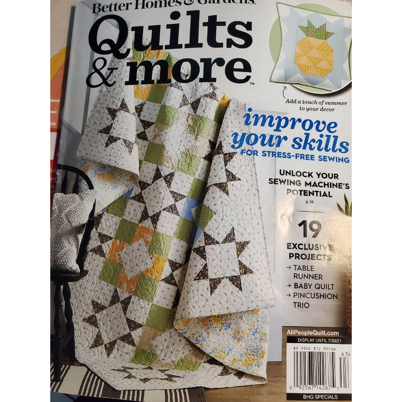 Two Better Homes & Gardens Quilting Magazines