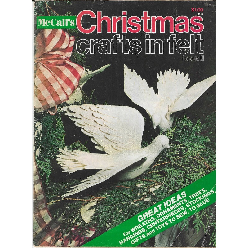 Vintage McCall's Christmas Crafts in Felt Book II