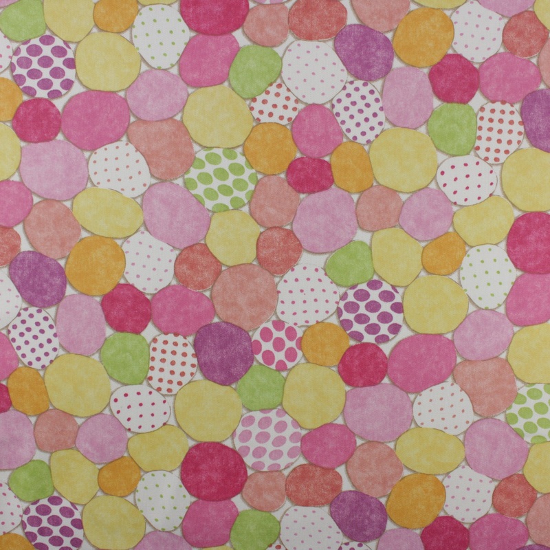 Vintage P/Kaufmann Circle Dots in Spring