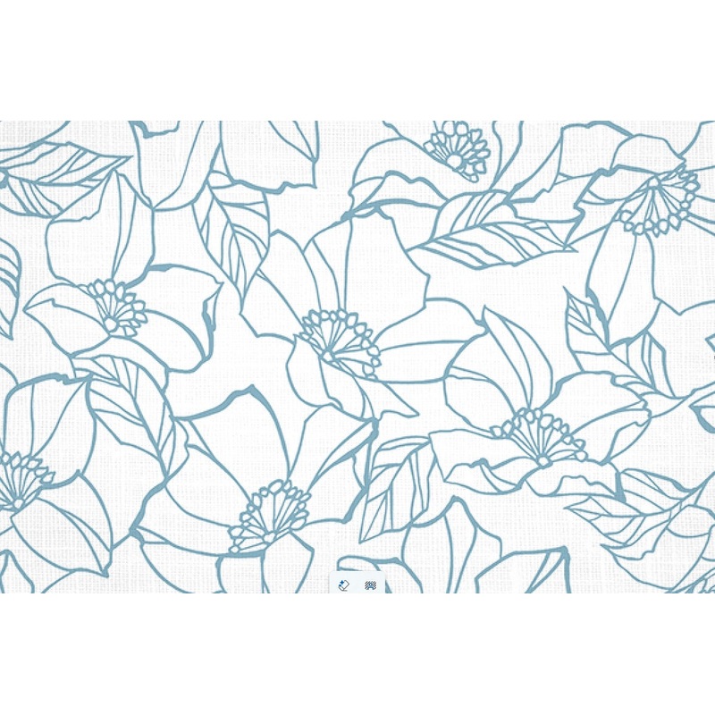 Belle Maison Astrid Fabric in Aqua