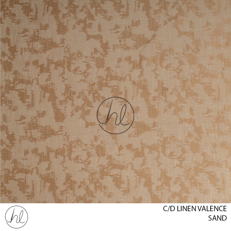 C/D Linen Valence JF520D2 CP 280cm Sand